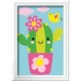 CreArt pictura pe numere pentru copii cactus in ghiveci